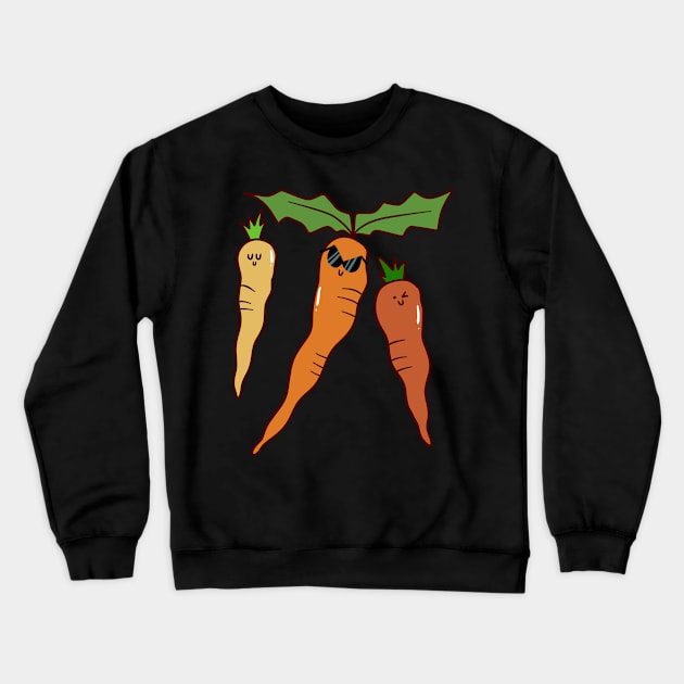 Cool Carrots Crewneck Sweatshirt by saradaboru